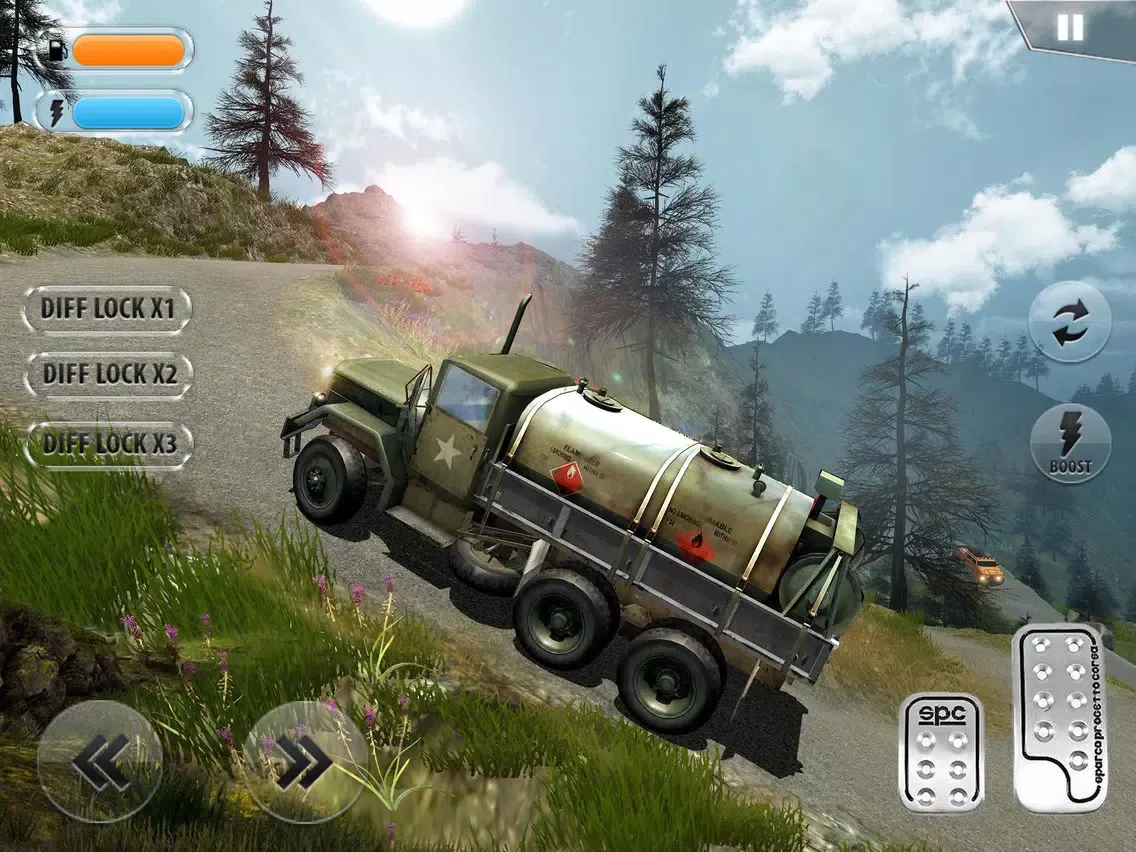 Ảnh chụp màn hình của Monster Truck Stunt Racing Sim iPad 