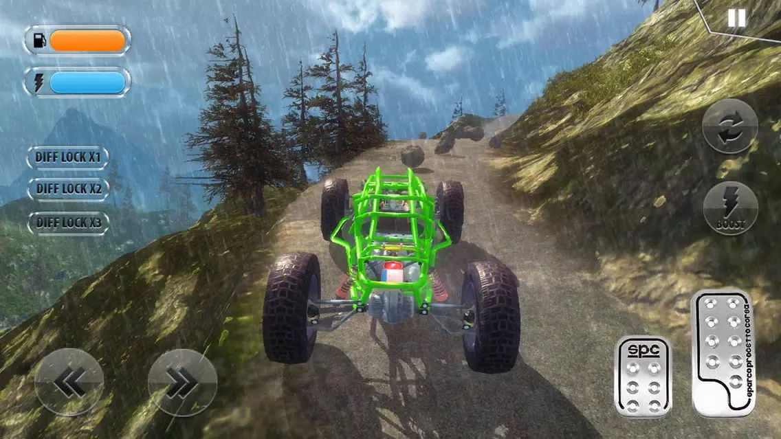 Ảnh chụp màn hình của Monster Truck Stunt Racing Sim
