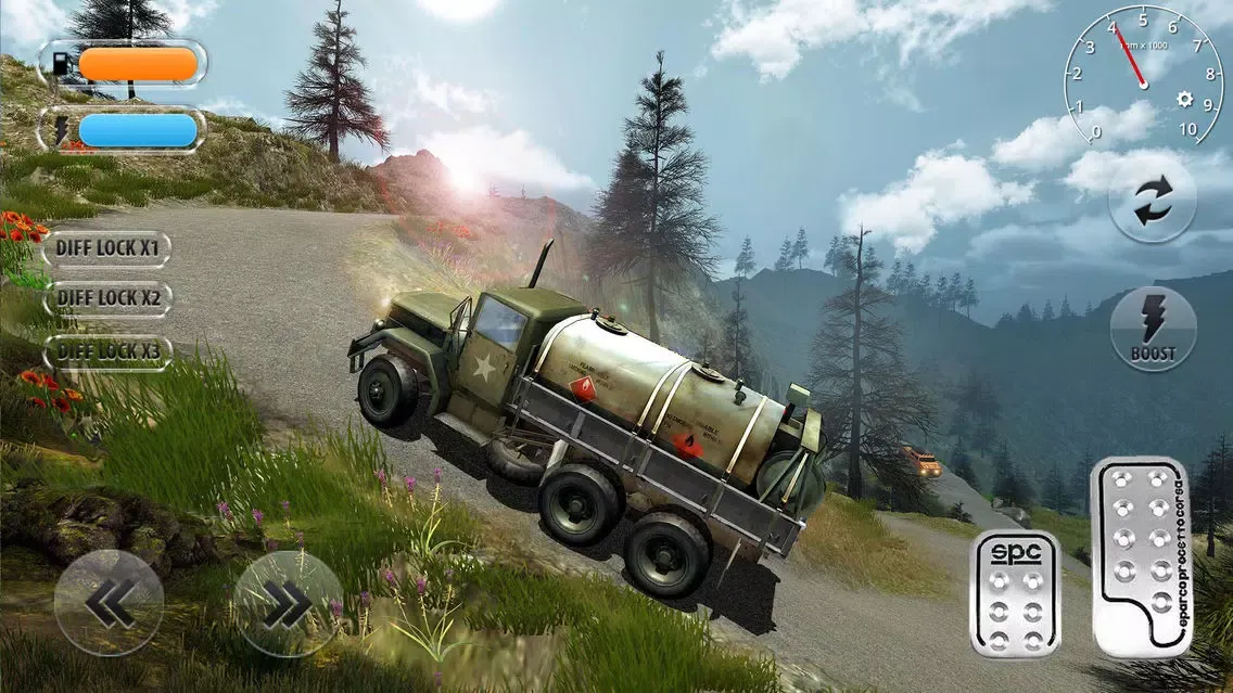 Ảnh chụp màn hình của Monster Truck Stunt Racing Sim