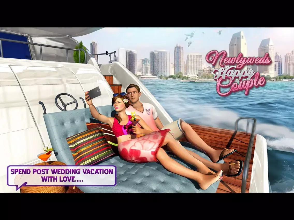 Ảnh chụp màn hình của Newlyweds Happy Couple iPad 