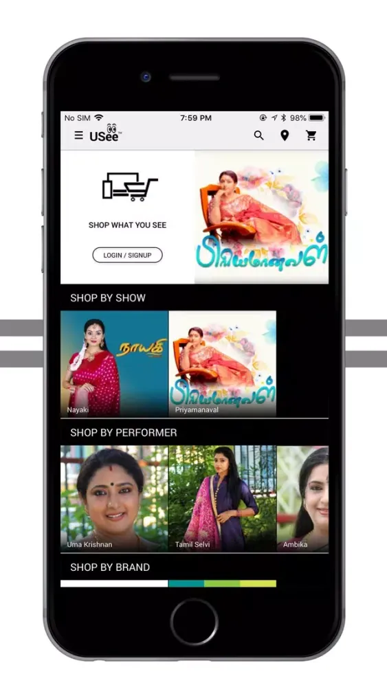 Capturas de pantalla de USee Shop