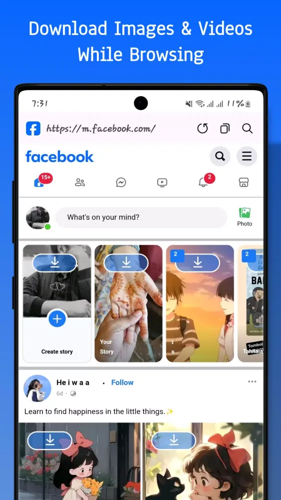ภาพหน้าจอของ Video Downloader - Story Saver