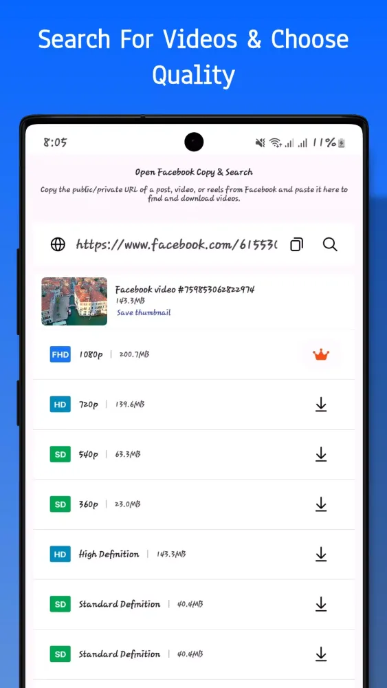 ภาพหน้าจอของ Video Downloader - Story Saver