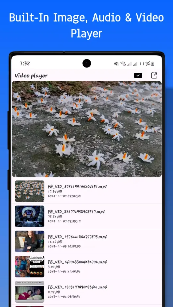 ภาพหน้าจอของ Video Downloader - Story Saver