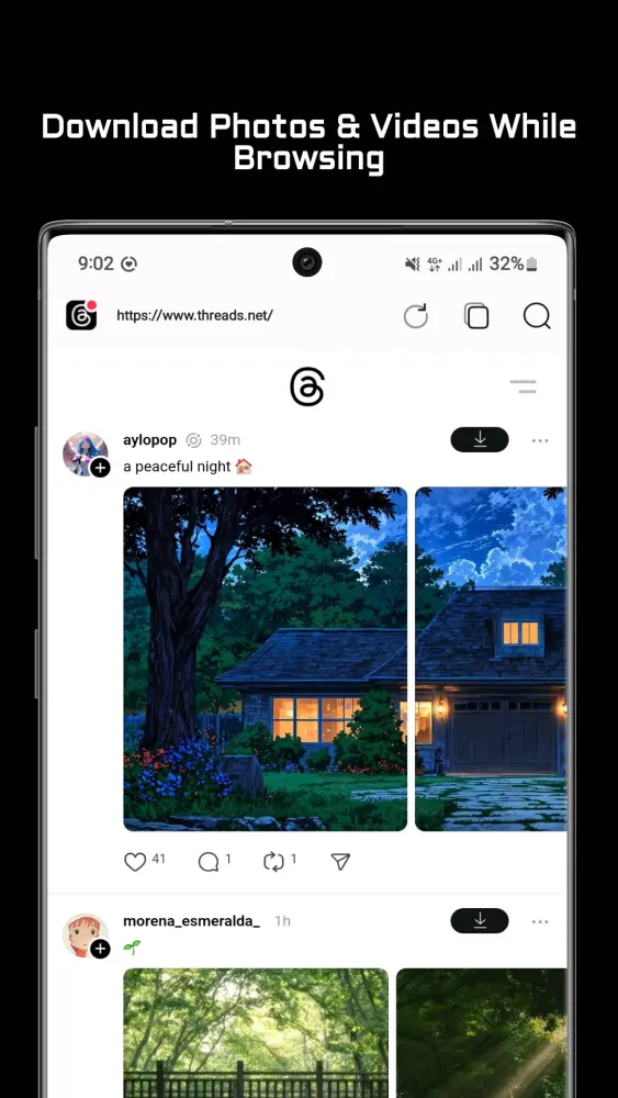 Threads Video Downloader Screenshots