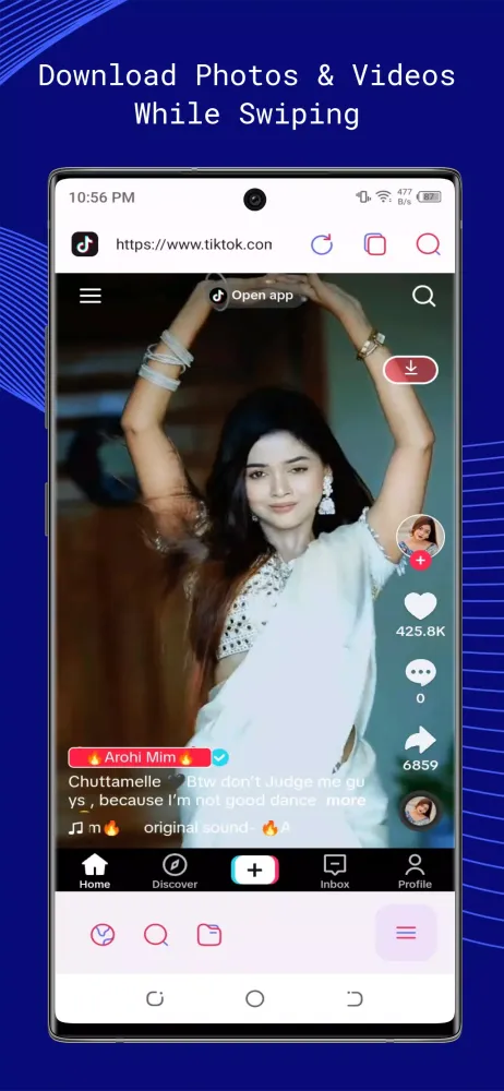 Screenshot di SnapTik Video Downloader