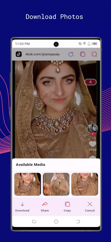 Screenshot di SnapTik Video Downloader