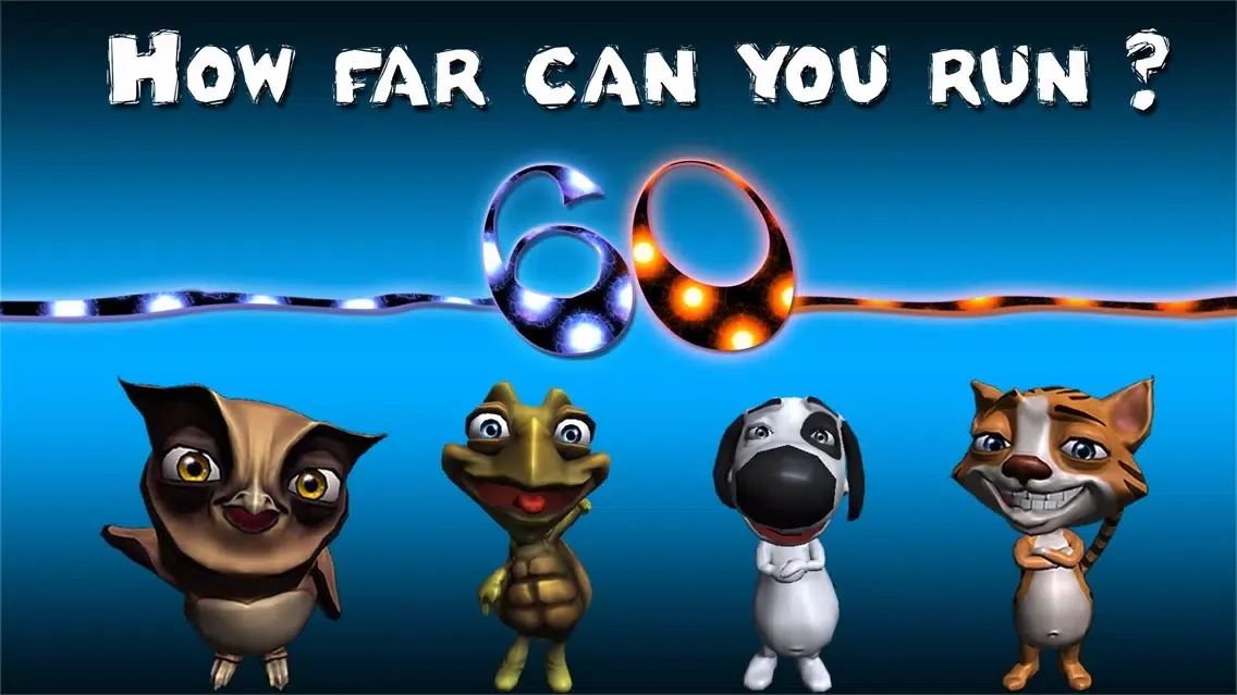 60 - How far can you run ?! سکرین شاٹس