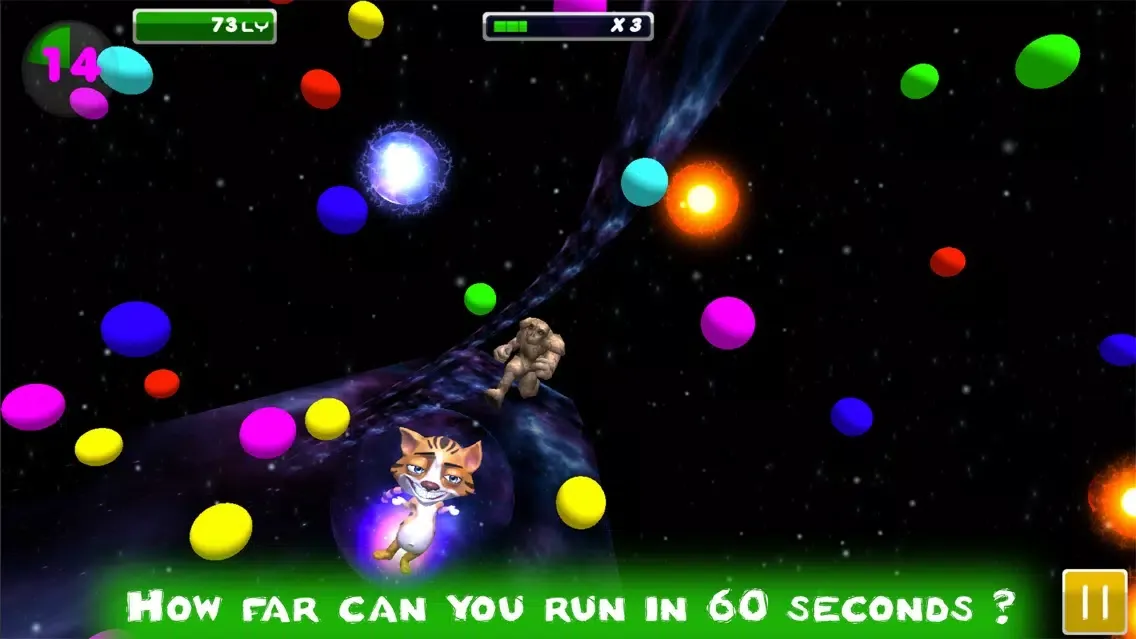 60 - How far can you run ?! سکرین شاٹس