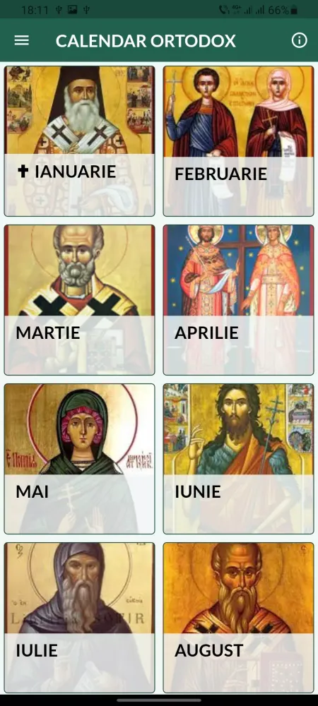 Calendar Creştin Ortodox应用截图