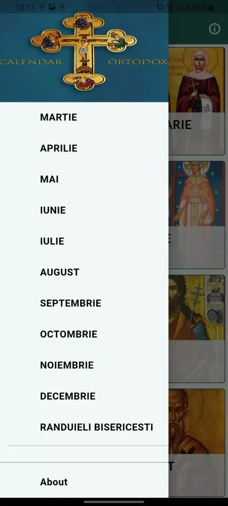 Calendar Creştin Ortodox应用截图