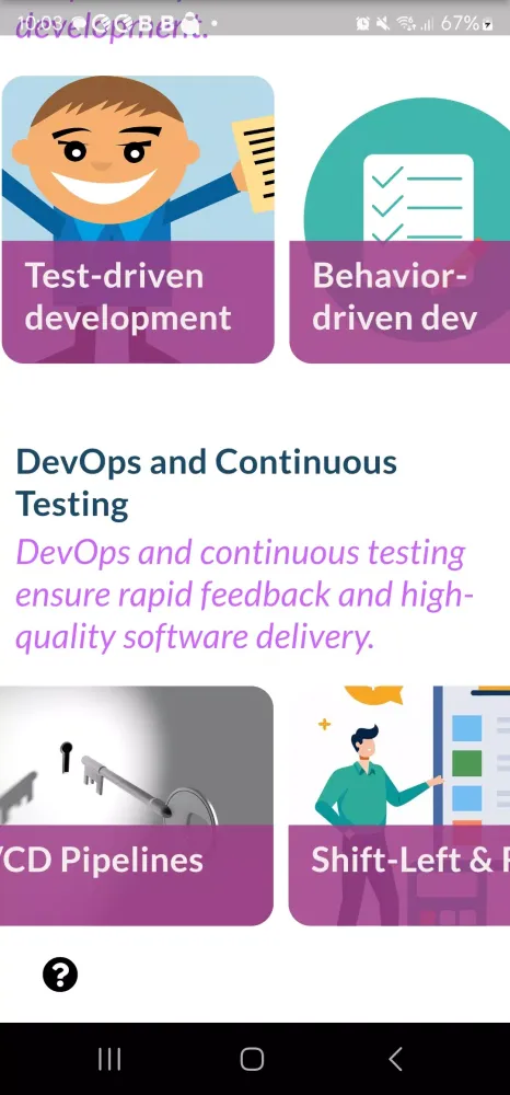 Software testing guide Screenshots