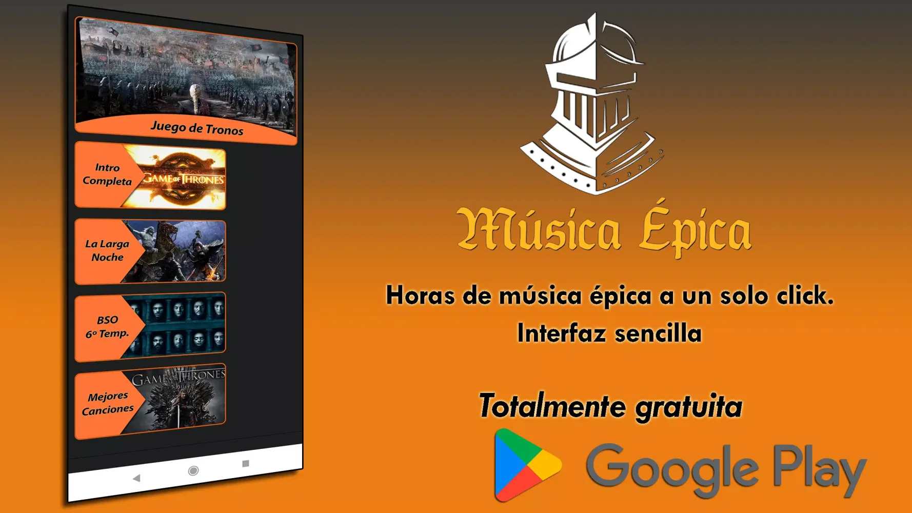 Música Épica Screenshots