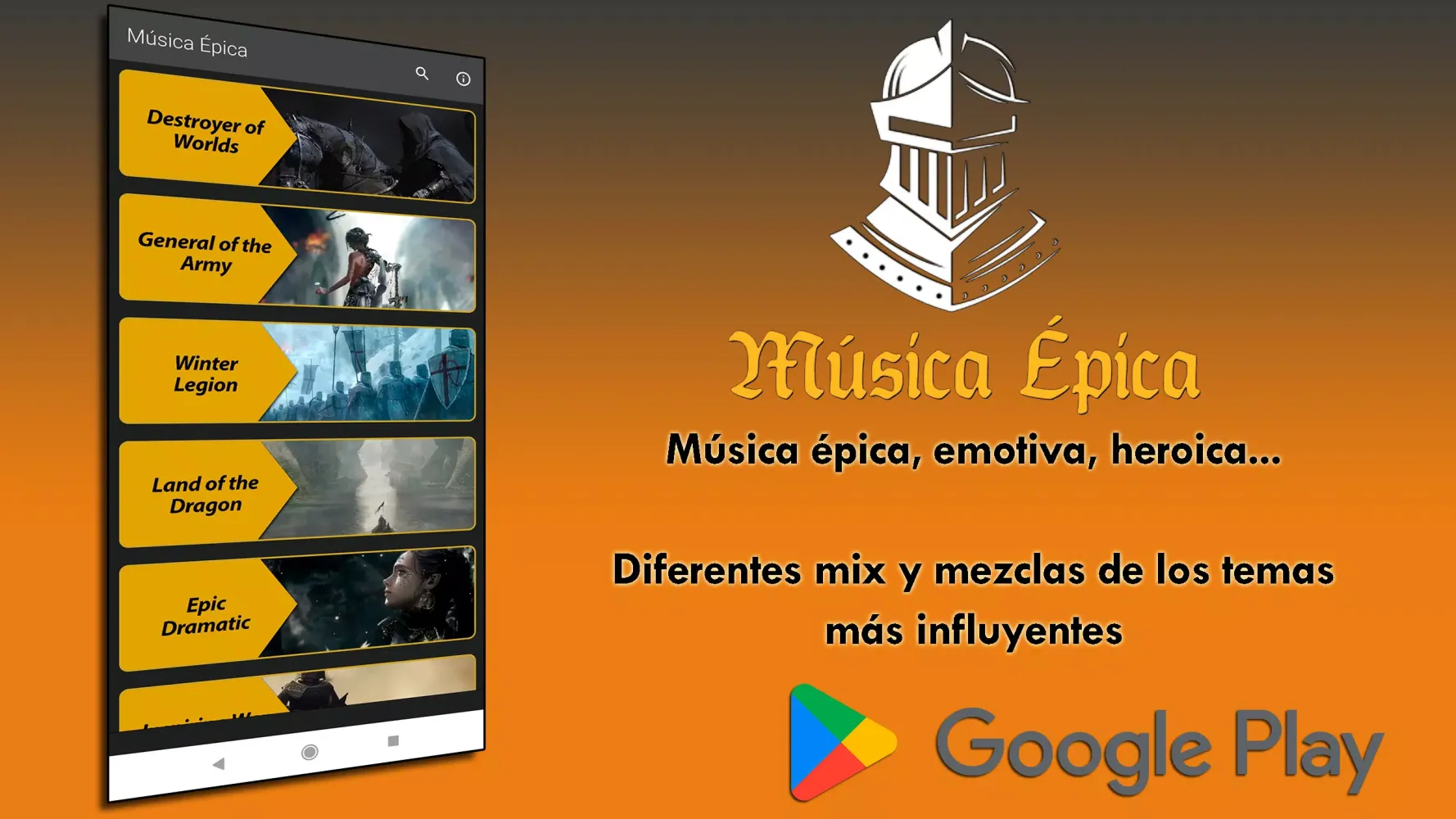 Música Épica Screenshots