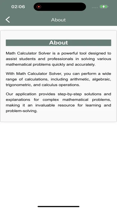 Скриншоты Math Calculator Solver