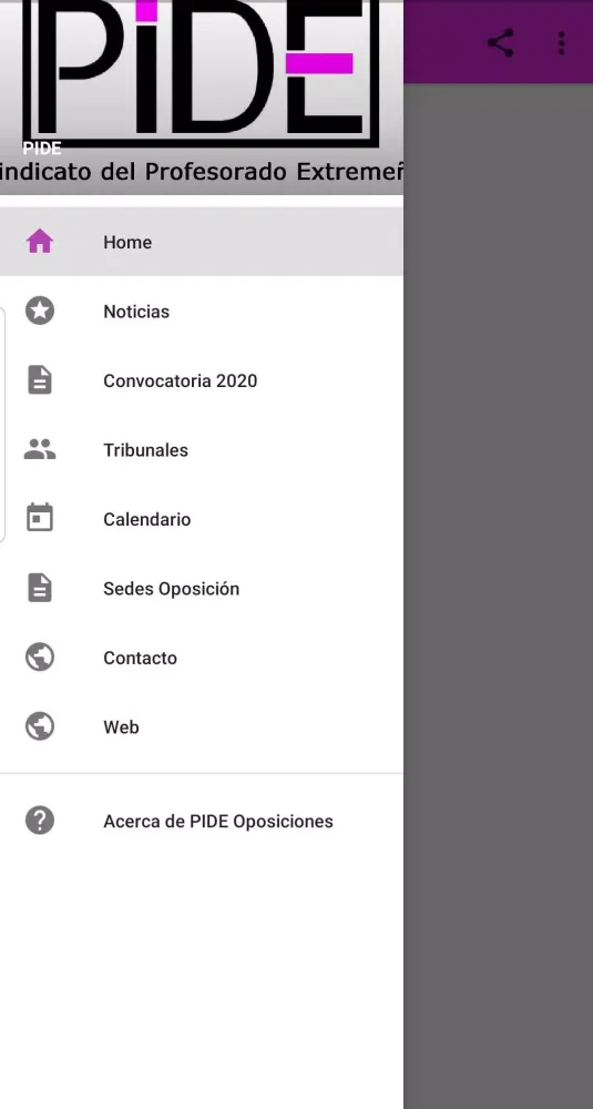 PIDE Oposiciones应用截图