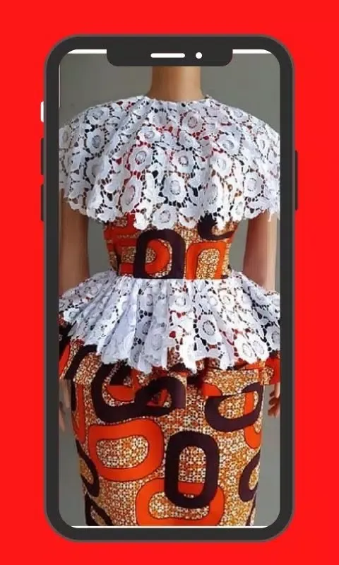 Ankara and Lace Combo Styles Screenshots