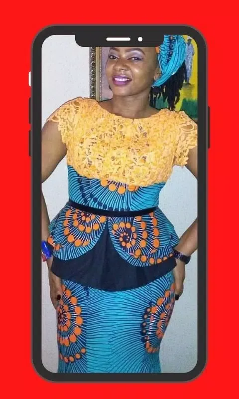 Ankara and Lace Combo Styles Screenshots