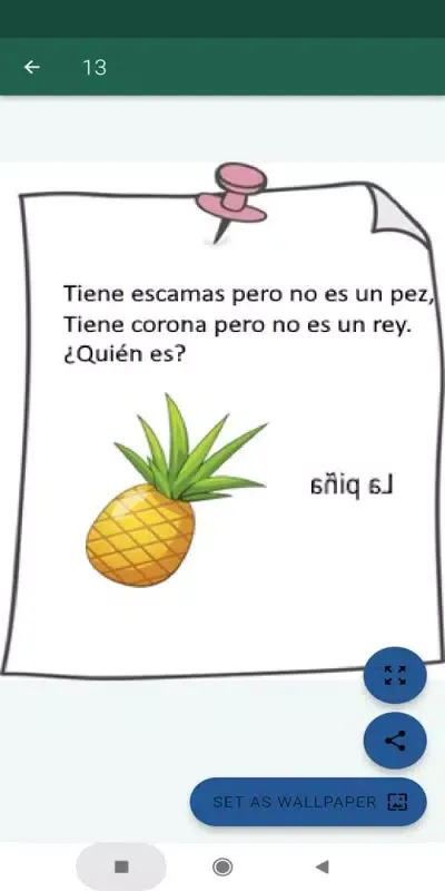 Ảnh chụp màn hình của Acertijos y trabalenguas