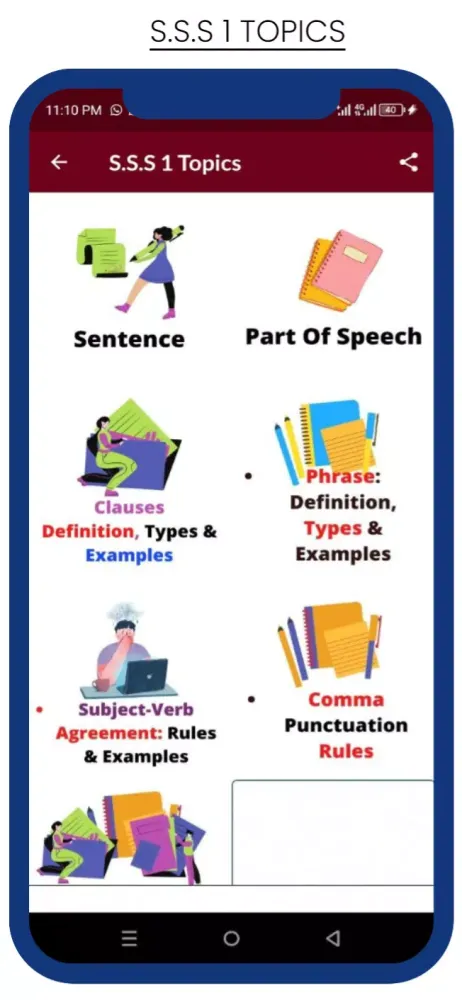 English Language Screenshots