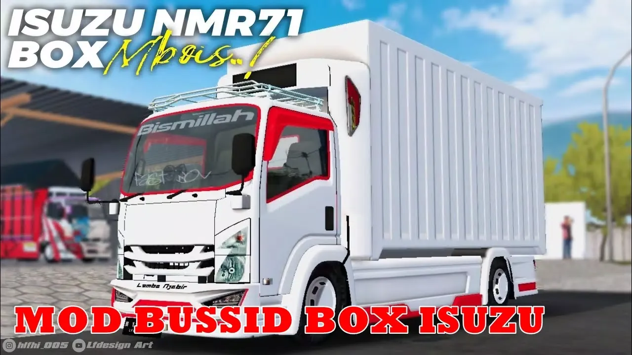 Tangkapan layar Mod Bussid Box Isuzu