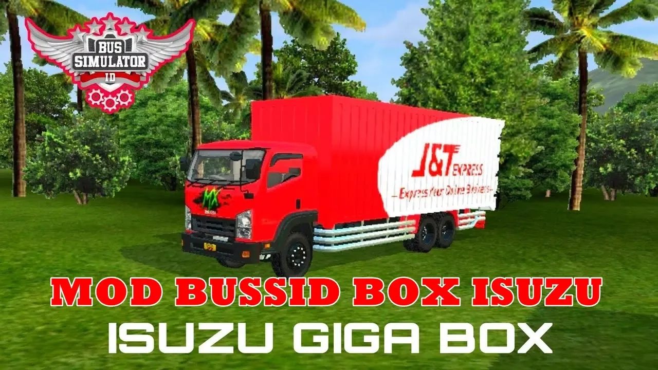 Tangkapan layar Mod Bussid Box Isuzu