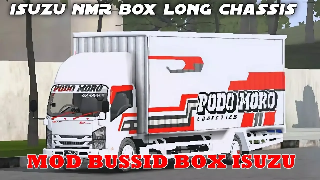 Tangkapan layar Mod Bussid Box Isuzu