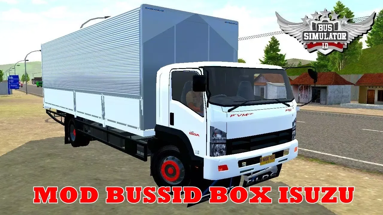Tangkapan layar Mod Bussid Box Isuzu