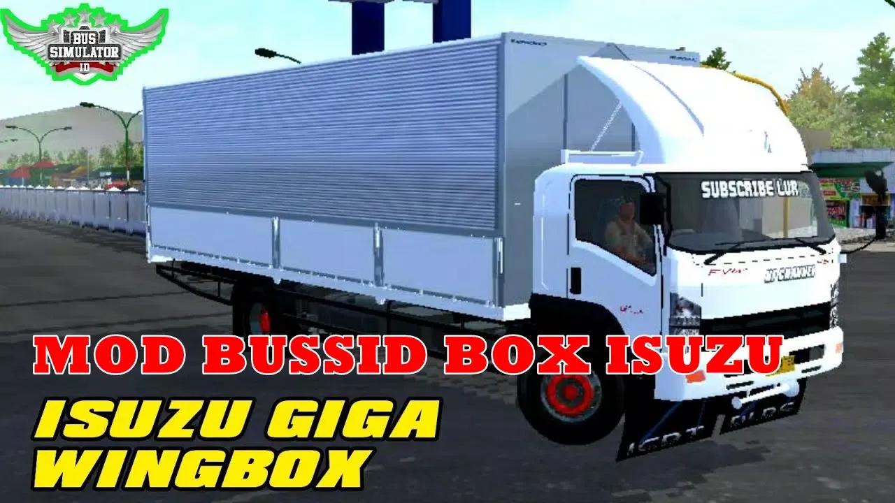 Tangkapan layar Mod Bussid Box Isuzu