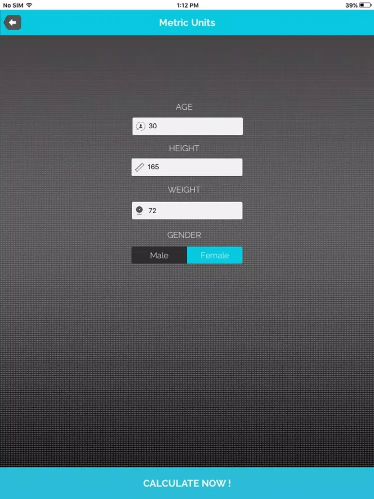 BMI Calculator - (Body Mass Index) iPad  스크린샷