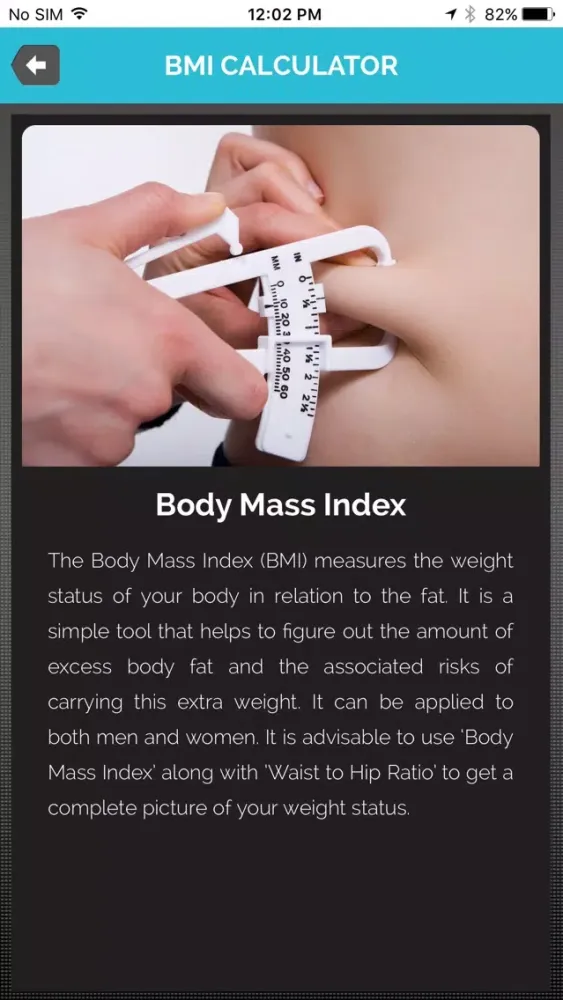 BMI Calculator - (Body Mass Index) 스크린샷