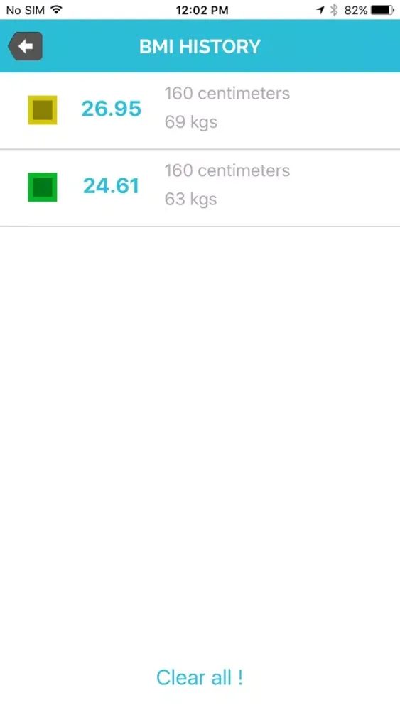 BMI Calculator - (Body Mass Index) 스크린샷