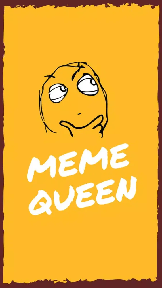 Tangkapan layar Meme Queen