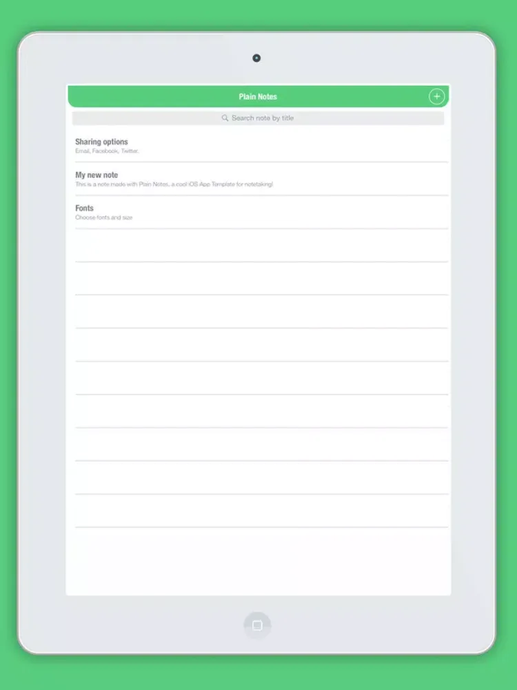Capturas de pantalla de Note Editor iPad 