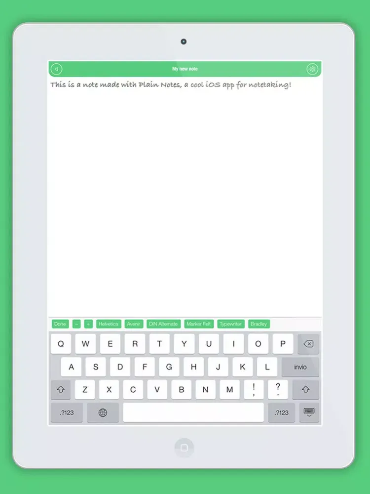 Capturas de pantalla de Note Editor iPad 