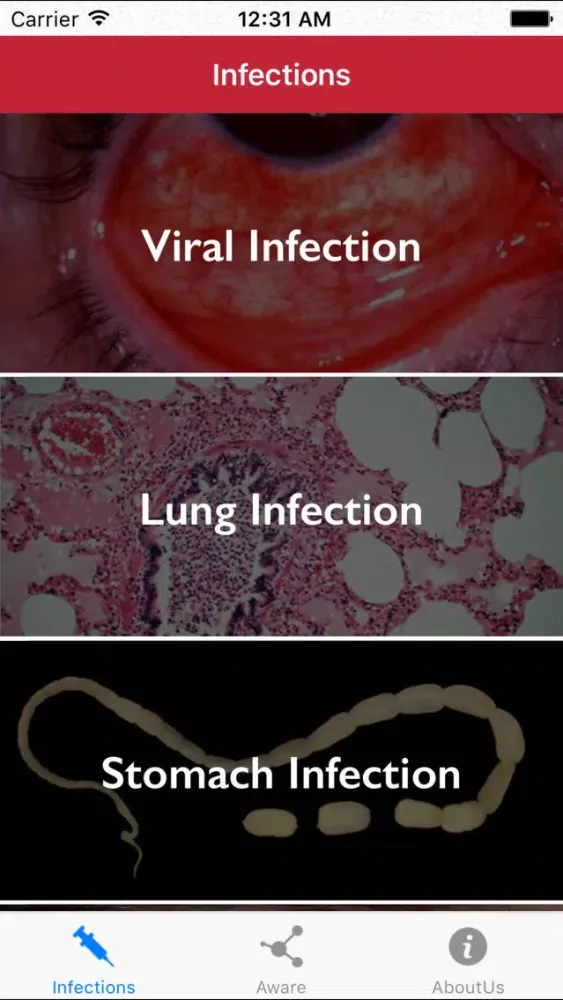 Captures d'écran de Infections