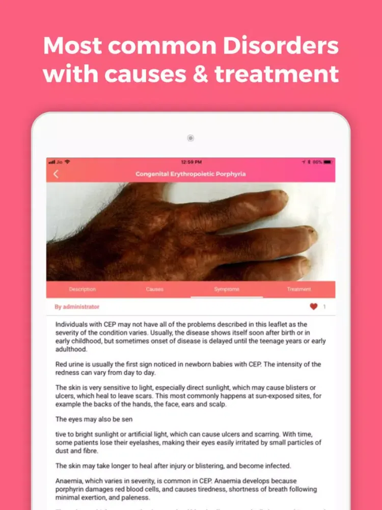 Zrzuty ekranu Skin Care & Diseases iPad 