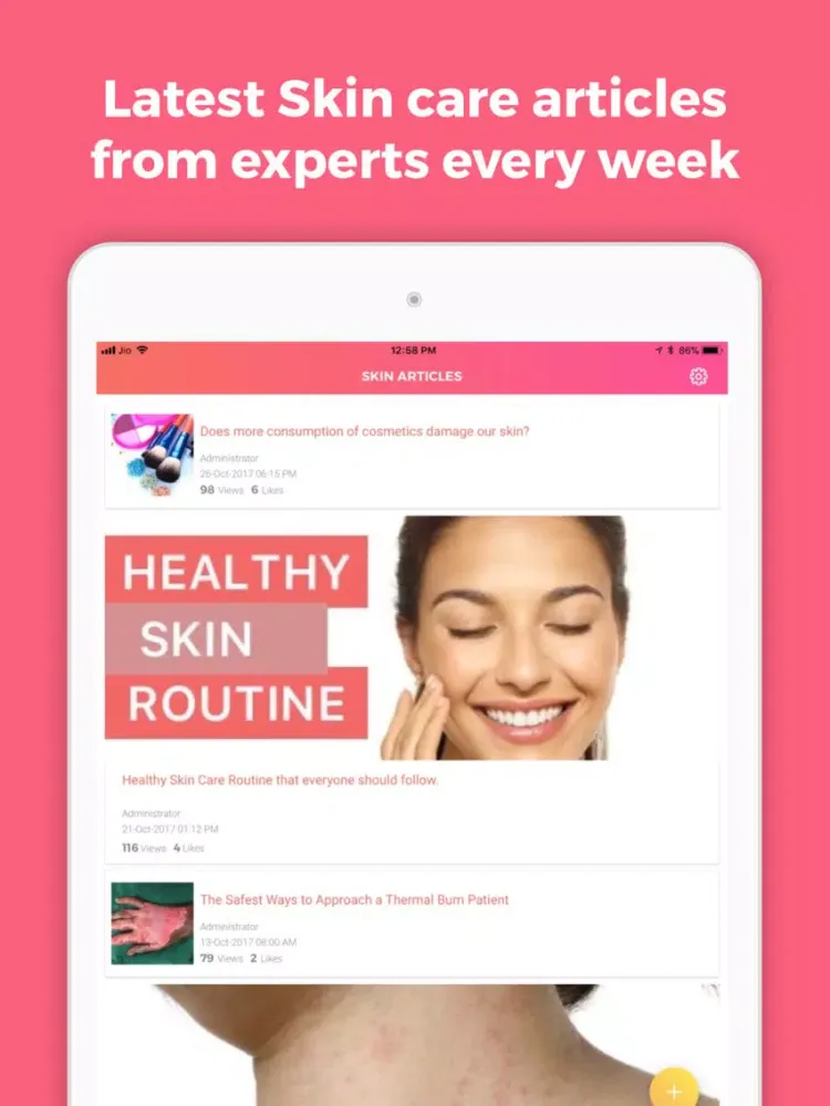 Zrzuty ekranu Skin Care & Diseases iPad 