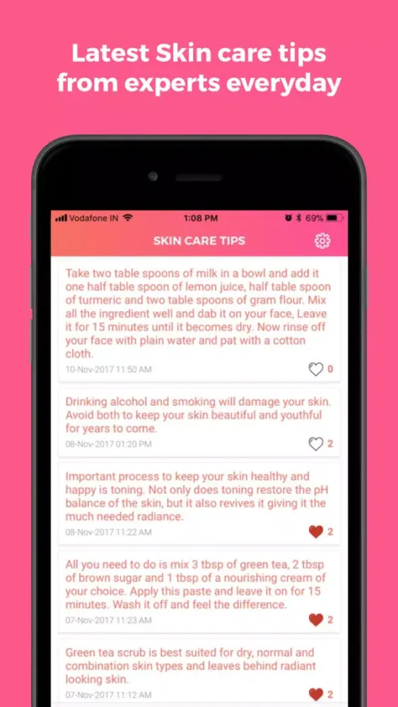 Zrzuty ekranu Skin Care & Diseases
