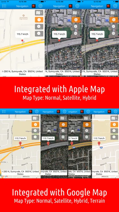 GPS Tracker－Mobile Tracking, Routing Record Screenshots