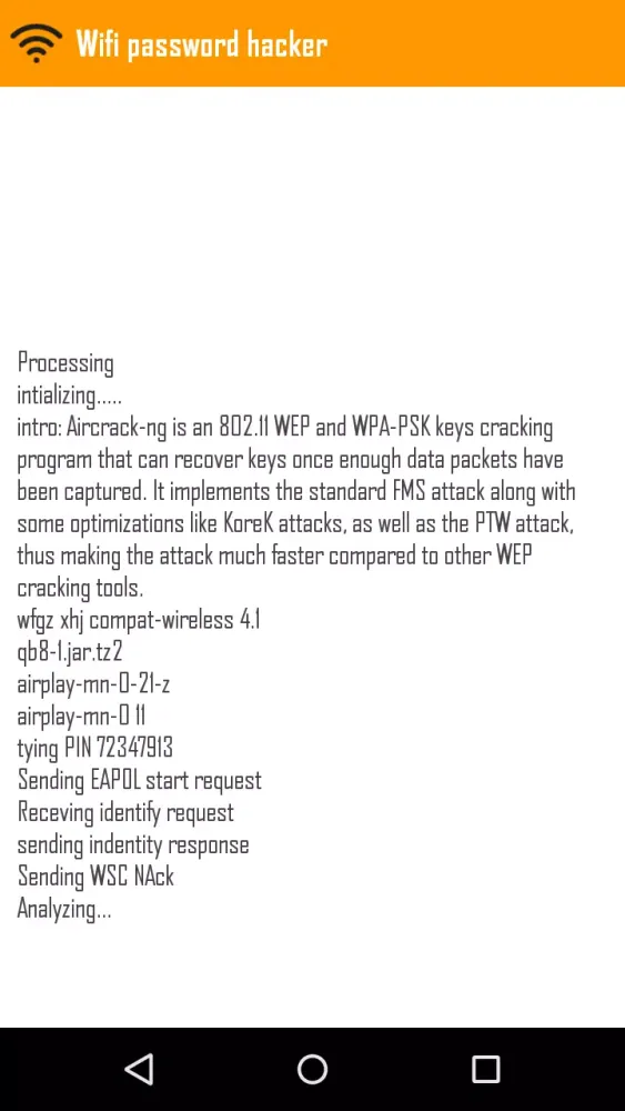 WiFi Hacker Simulator Screenshots