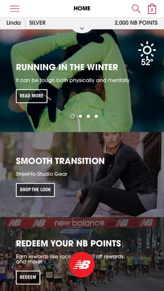 New Balance Screenshots