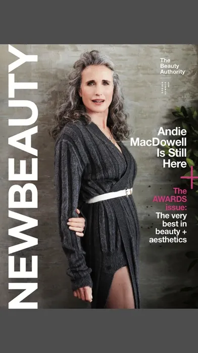Captures d'écran de NewBeauty Magazine