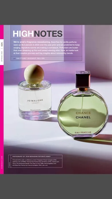 Captures d'écran de NewBeauty Magazine
