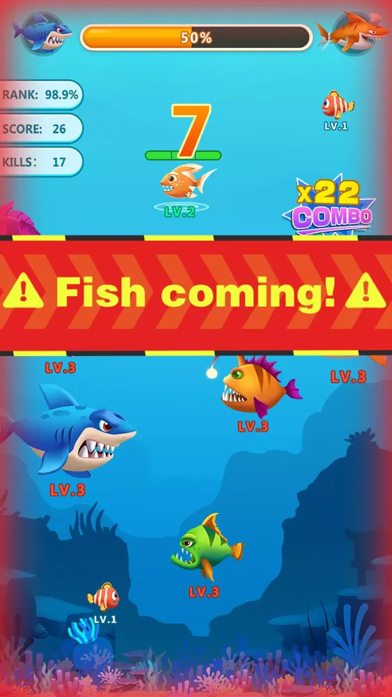 Fish Go Evolution 스크린샷