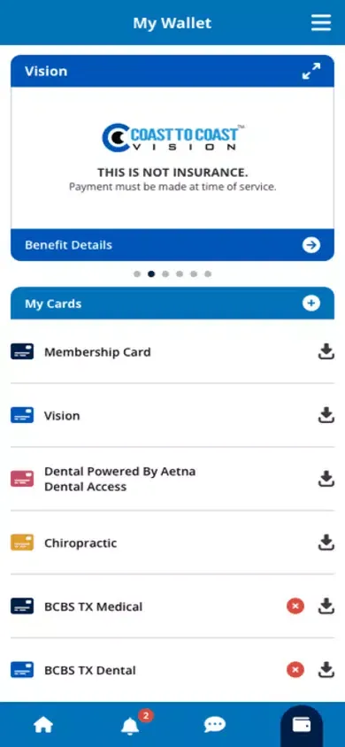 Captures d'écran de WorkChoice Benefits