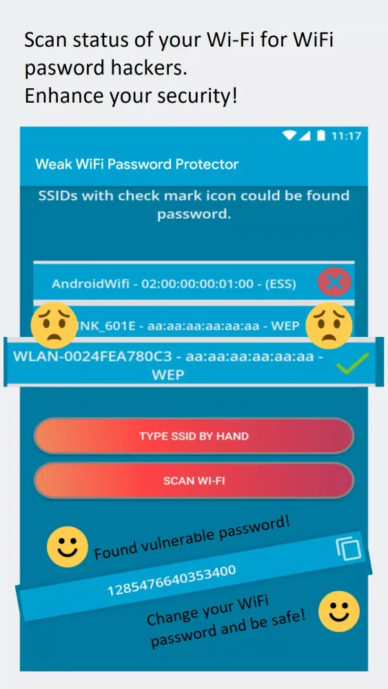 Zrzuty ekranu Wifi Password: Anti Hack & Spy