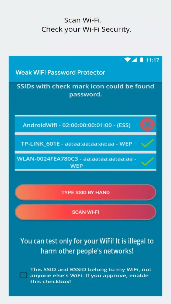 Zrzuty ekranu Wifi Password: Anti Hack & Spy