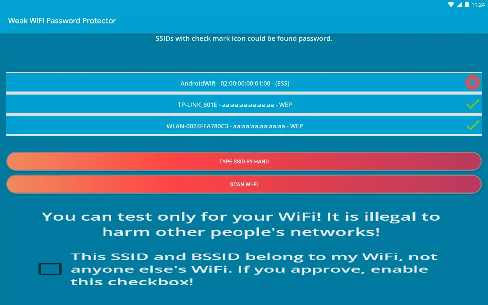 Zrzuty ekranu Wifi Password: Anti Hack & Spy