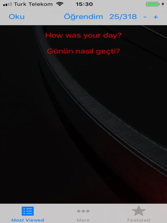 Captures d'écran de Ingilizce Günlük Konuşmalar iPad 